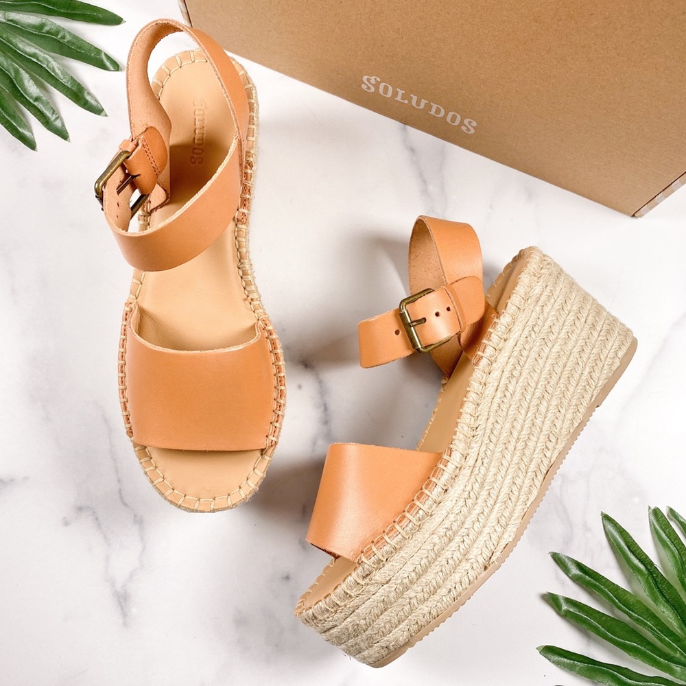 NIB Soludos Minorca High Platform Espadrille 8 - Picture 2 of 12